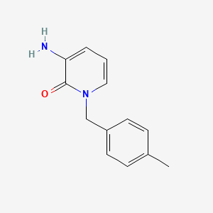 molecular formula C13H14N2O B2502005 3-Amino-1-[(4-methylphenyl)methyl]-1,2-dihydropyridin-2-one CAS No. 917748-97-1