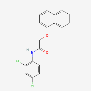 molecular formula C18H13Cl2NO2 B2502008 N-(2,4-dichlorophenyl)-2-(1-naphthyloxy)acetamide CAS No. 28949-34-0