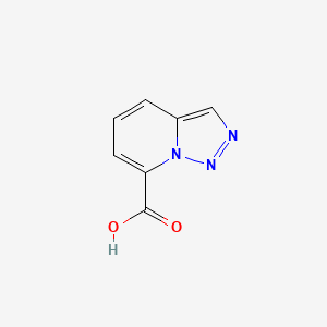 molecular formula C7H5N3O2 B2502015 [1,2,3]Triazolo[1,5-a]pyridine-7-carboxylic acid CAS No. 1555335-57-3