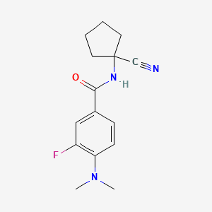 N-(1-Cyanocyclopentyl)-4-(dimethylamino)-3-fluorobenzamide