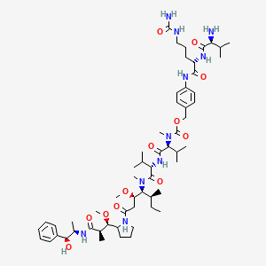 molecular formula C58H94N10O12 B2502043 Val-Cit-PAB-MMAE CAS No. 644981-35-1