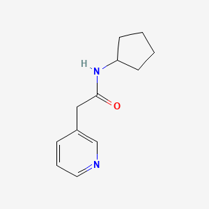 N-cyclopentyl-2-(pyridin-3-yl)acetamide