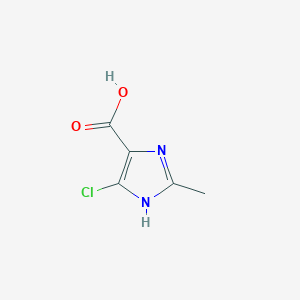 molecular formula C5H5ClN2O2 B2502077 4-chloro-2-methyl-1H-imidazole-5-carboxylic acid CAS No. 1093261-72-3