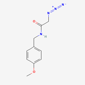 molecular formula C10H12N4O2 B2502079 2-azido-N-(4-methoxybenzyl)acetamide CAS No. 1192358-62-5