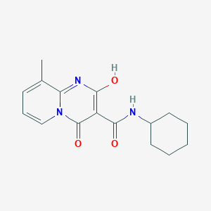 N-cyclohexyl-2-hydroxy-9-methyl-4-oxo-4H-pyrido[1,2-a]pyrimidine-3-carboxamide