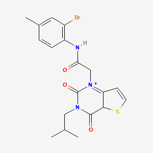 N-(2-bromo-4-methylphenyl)-2-[3-(2-methylpropyl)-2,4-dioxo-1H,2H,3H,4H-thieno[3,2-d]pyrimidin-1-yl]acetamide