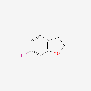 molecular formula C8H7FO B2502102 6-Fluoro-2,3-dihydrobenzofuran CAS No. 1072153-65-1