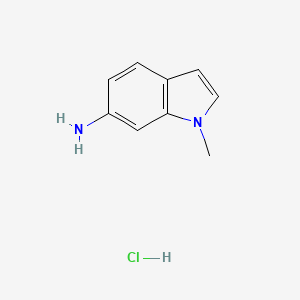 molecular formula C9H11ClN2 B2502121 1-methyl-1H-indol-6-amine hydrochloride CAS No. 856782-35-9