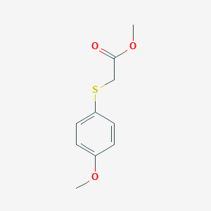 molecular formula C10H12O3S B2502142 Methyl 2-((4-methoxyphenyl)thio)acetate CAS No. 79295-14-0