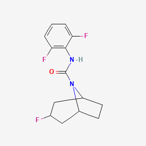 N-(2,6-Difluorophenyl)-3-fluoro-8-azabicyclo[3.2.1]octane-8-carboxamide