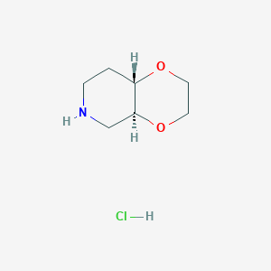 (4As,8aS)-2,3,4a,5,6,7,8,8a-octahydro-[1,4]dioxino[2,3-c]pyridine;hydrochloride