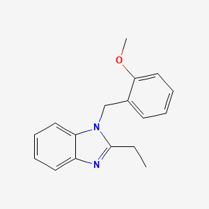 2-Ethyl-1-[(2-methoxyphenyl)methyl]benzimidazole
