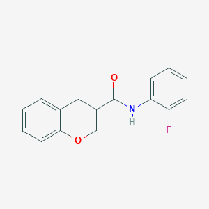 N-(2-fluorophenyl)-3,4-dihydro-2H-chromene-3-carboxamide