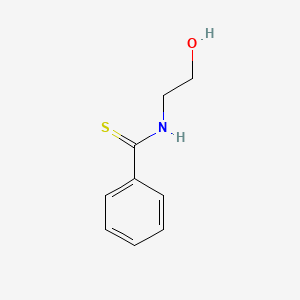 molecular formula C9H11NOS B2502172 N-(2-羟乙基)苯甲硫酰胺 CAS No. 36926-15-5