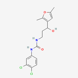 1-(3,4-Dichlorophenyl)-3-[3-(2,5-dimethylfuran-3-YL)-3-hydroxypropyl]urea