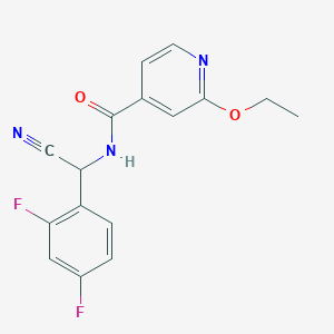 N-[Cyano-(2,4-difluorophenyl)methyl]-2-ethoxypyridine-4-carboxamide