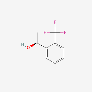 molecular formula C9H9F3O B2502226 (S)-1-(2-(Trifluoromethyl)phenyl)ethanol CAS No. 127852-27-1; 127852-29-3