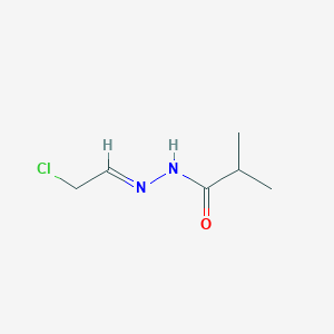 molecular formula C6H11ClN2O B2502258 N'-(2-chloroethylidene)-2-methylpropanehydrazide CAS No. 730976-56-4