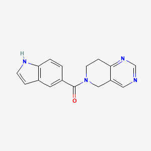 (7,8-dihydropyrido[4,3-d]pyrimidin-6(5H)-yl)(1H-indol-5-yl)methanone