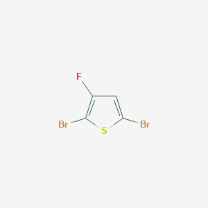 molecular formula C4HBr2FS B2502435 2,5-Dibromo-3-fluorothiophene CAS No. 32431-85-9