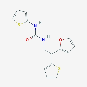 1-[2-(Furan-2-yl)-2-(thiophen-2-yl)ethyl]-3-(thiophen-2-yl)urea