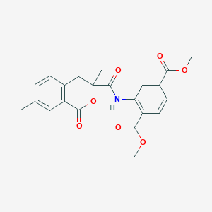 Dimethyl 2-(3,7-dimethyl-1-oxoisochroman-3-carboxamido)terephthalate
