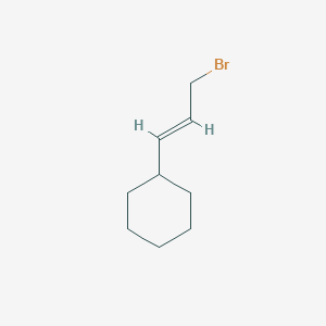 3-Cyclohexylprop-2-enyl bromide