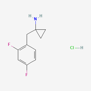1-(2,4-Difluorobenzyl)cyclopropan-1-amine hydrochloride