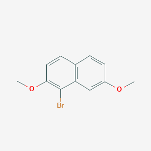 molecular formula C12H11BrO2 B2502520 1-溴-2,7-二甲氧基萘 CAS No. 4614-11-3