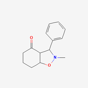 2-methyl-3-phenylhexahydro-1,2-benzisoxazol-4(2H)-one