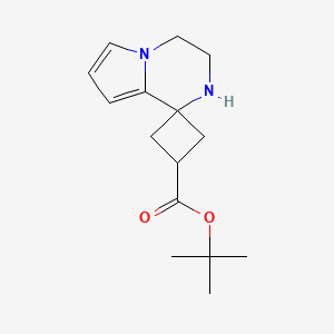 Tert-butyl spiro[3,4-dihydro-2H-pyrrolo[1,2-a]pyrazine-1,3'-cyclobutane]-1'-carboxylate