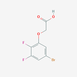 molecular formula C8H5BrF2O3 B2502532 2-(5-Bromo-2,3-difluorophenoxy)acetic acid CAS No. 1699947-82-4