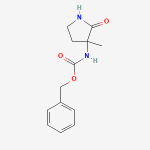 benzyl N-(3-methyl-2-oxopyrrolidin-3-yl)carbamate