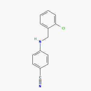 Benzonitrile, 4-[[(2-chlorophenyl)methyl]amino]-
