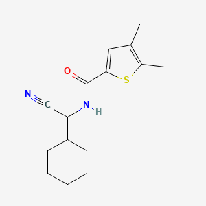 N-[cyano(cyclohexyl)methyl]-4,5-dimethylthiophene-2-carboxamide