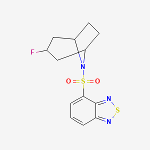 4-[(3-Fluoro-8-azabicyclo[3.2.1]octan-8-yl)sulfonyl]-2,1,3-benzothiadiazole