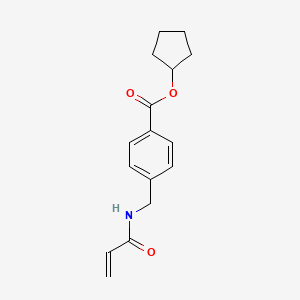 Cyclopentyl 4-[(prop-2-enoylamino)methyl]benzoate