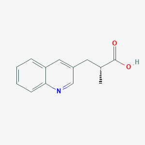 (2R)-2-Methyl-3-quinolin-3-ylpropanoic acid