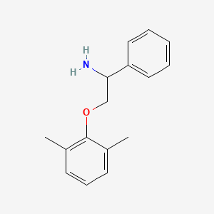 2-(2-Amino-2-phenylethoxy)-1,3-dimethylbenzene