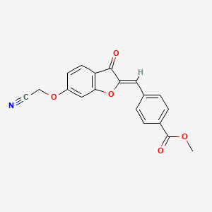 (Z)-methyl 4-((6-(cyanomethoxy)-3-oxobenzofuran-2(3H)-ylidene)methyl)benzoate