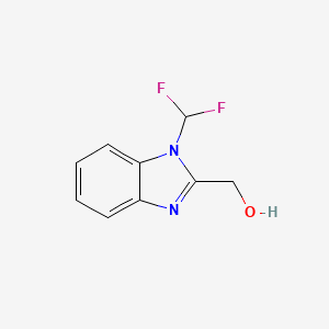 [1-(difluoromethyl)-1H-1,3-benzodiazol-2-yl]methanol