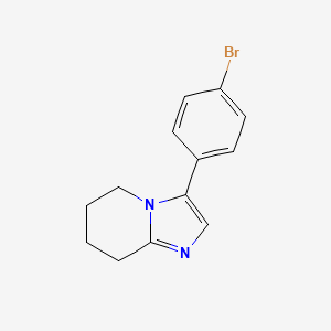 3-(4-Bromophenyl)-5,6,7,8-tetrahydroimidazo[1,2-a]pyridine