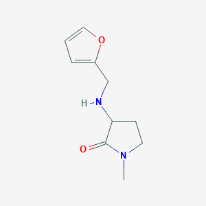 3-((Furan-2-ylmethyl)amino)-1-methylpyrrolidin-2-one