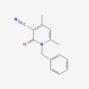 1-Benzyl-4,6-dimethyl-2-oxo-1,2-dihydropyridine-3-carbonitrile