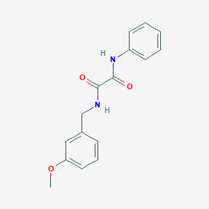 molecular formula C16H16N2O3 B2502670 N1-(3-メトキシベンジル)-N2-フェニルオキサラミド CAS No. 898374-42-0