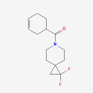 6-(Cyclohex-3-ene-1-carbonyl)-1,1-difluoro-6-azaspiro[2.5]octane