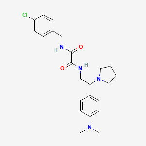 N1-(4-chlorobenzyl)-N2-(2-(4-(dimethylamino)phenyl)-2-(pyrrolidin-1-yl)ethyl)oxalamide