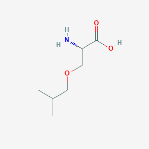 molecular formula C7H15NO3 B2502844 (2S)-2-氨基-3-(2-甲基丙氧基)丙酸 CAS No. 2126143-42-6