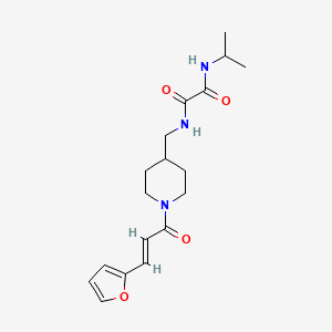 (E)-N1-((1-(3-(furan-2-yl)acryloyl)piperidin-4-yl)methyl)-N2-isopropyloxalamide