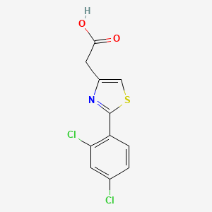 2-[2-(2,4-dichlorophenyl)-1,3-thiazol-4-yl]acetic Acid